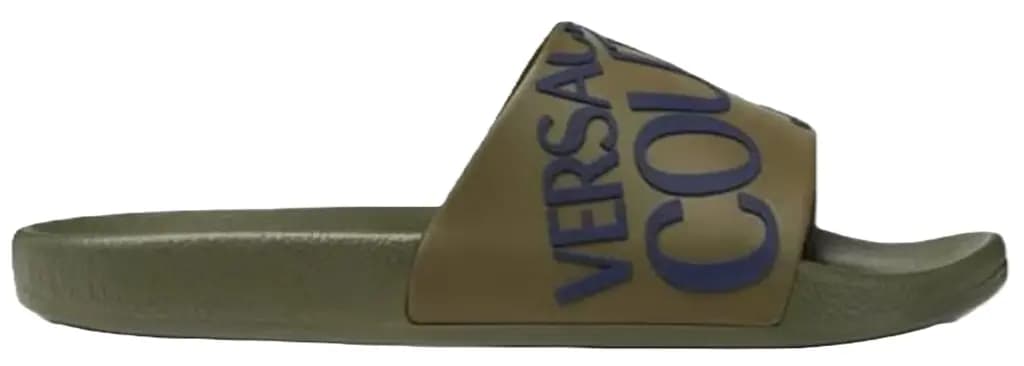 Dép Versace Jeans Couture Logo 'Dark Green' E75YA3SQ1-E71352-E107 Dép Versace Jeans Couture Logo 'Dark Green' E75YA3SQ1-E71352-E107