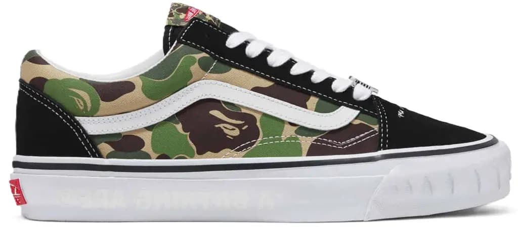 Giày Vans LX Old Skool x Bape ABC 'Multi Camo' VN000E6VE36 Giày Vans LX Old Skool x Bape ABC 'Multi Camo' VN000E6VE36