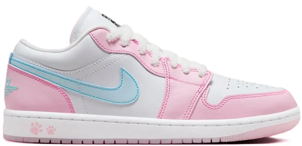 Giày Nike Air Jordan 1 Low SE 'Paw Print' HM3706-141 Giày Nike Air Jordan 1 Low SE 'Paw Print' HM3706-141