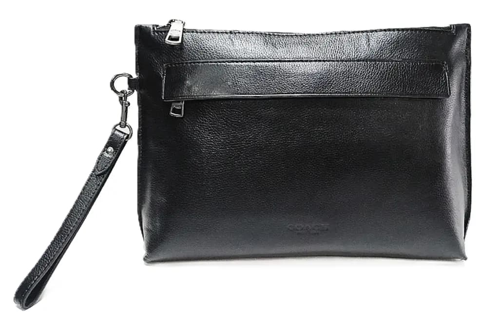 Túi Coach Pebble Leather Second Bag Pouch 'Black' F28614-BLK Túi Coach Pebble Leather Second Bag Pouch 'Black' F28614-BLK