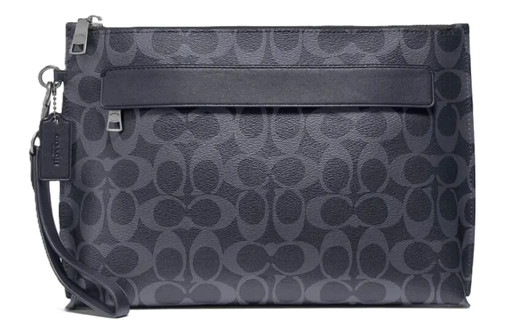 Túi Coach Carryall Pouch In Signature Canvas 'Denim' F29508-QBDEN Túi Coach Carryall Pouch In Signature Canvas 'Denim' F29508-QBDEN