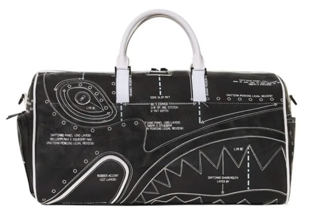 Túi Sprayground Strap Artificial 'Black' W0835523 Túi Sprayground Strap Artificial 'Black' W0835523