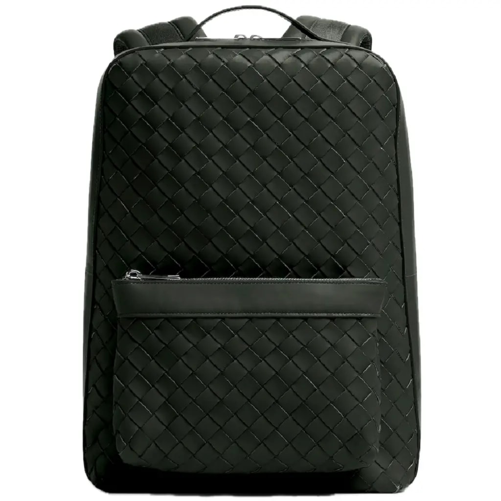 Balo Bottega Veneta Intrecciato 'Dark Green' 710062V2E433009 Balo Bottega Veneta Intrecciato 'Dark Green' 710062V2E433009