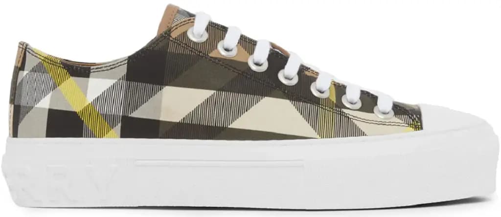 Giày Burberry Exaggerated Check Cotton 'Wheat' 80642811 Giày Burberry Exaggerated Check Cotton 'Wheat' 80642811