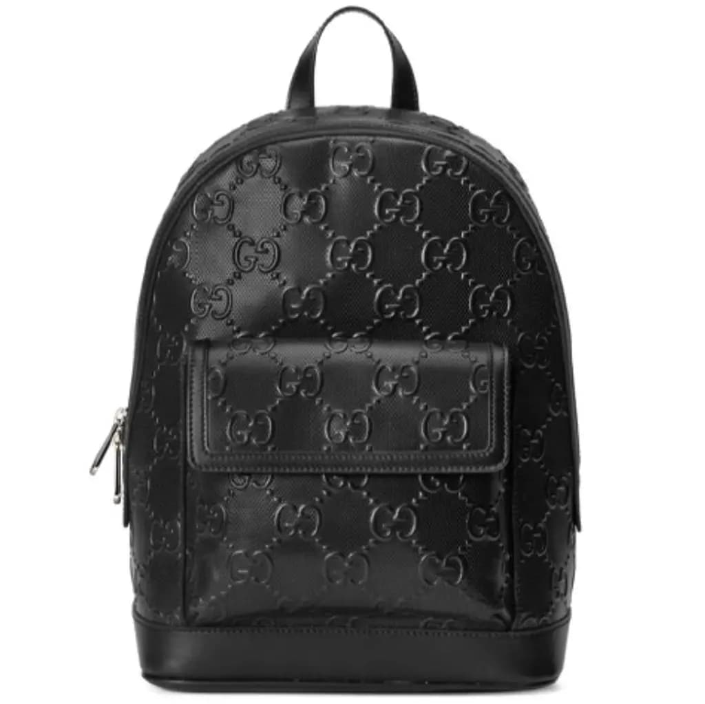 Balo Gucci GG Embossed Pattern 'Black' 658579-1W3BN-1000 Balo Gucci GG Embossed Pattern 'Black' 658579-1W3BN-1000