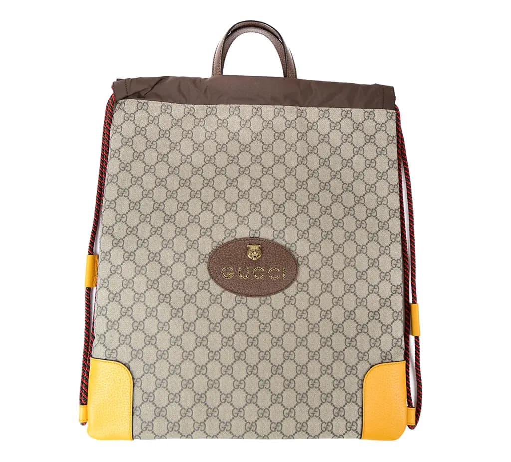 Balo Gucci Vintage Metallic Tiger Head Logo 'Brown' 473872-K9RKT-8858 Balo Gucci Vintage Metallic Tiger Head Logo 'Brown' 473872-K9RKT-8858