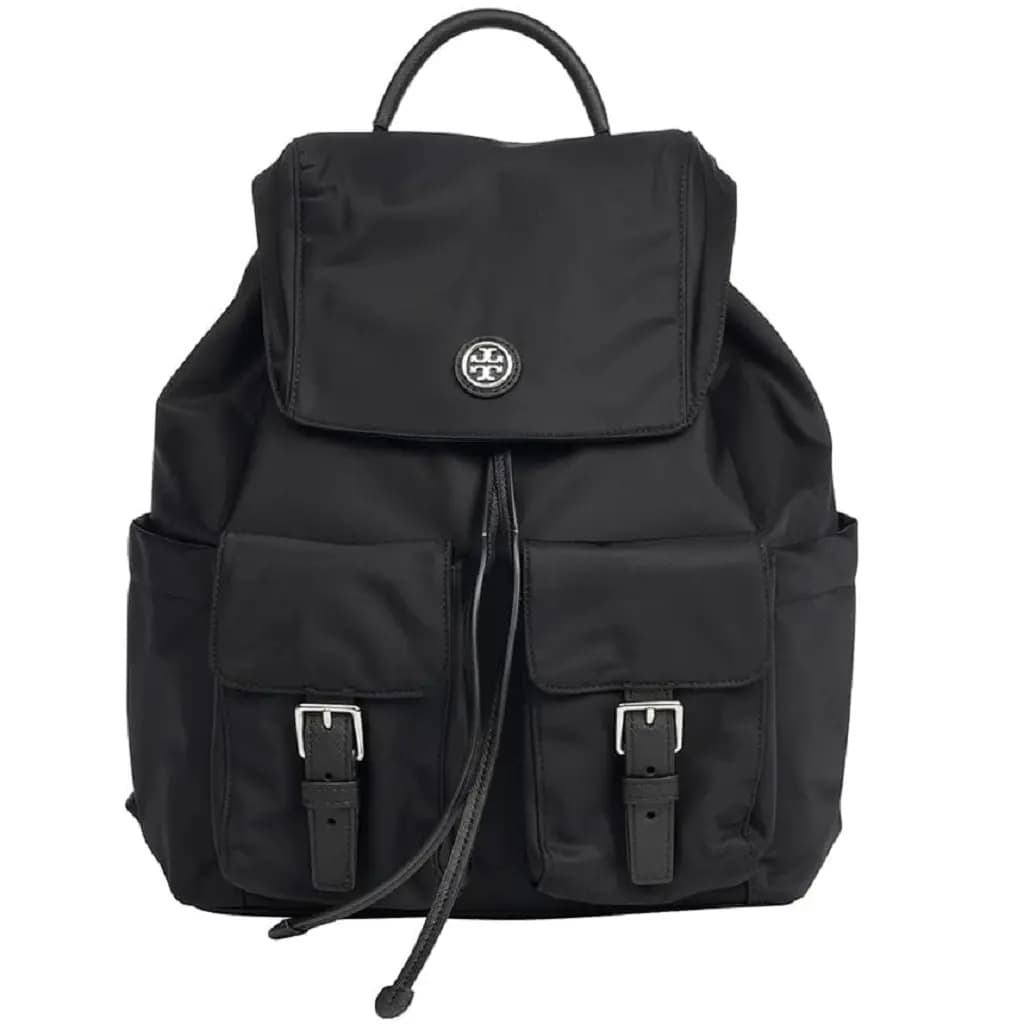 Balo Tory Burch Virginia Flap 'Black' 85061-001 Balo Tory Burch Virginia Flap 'Black' 85061-001