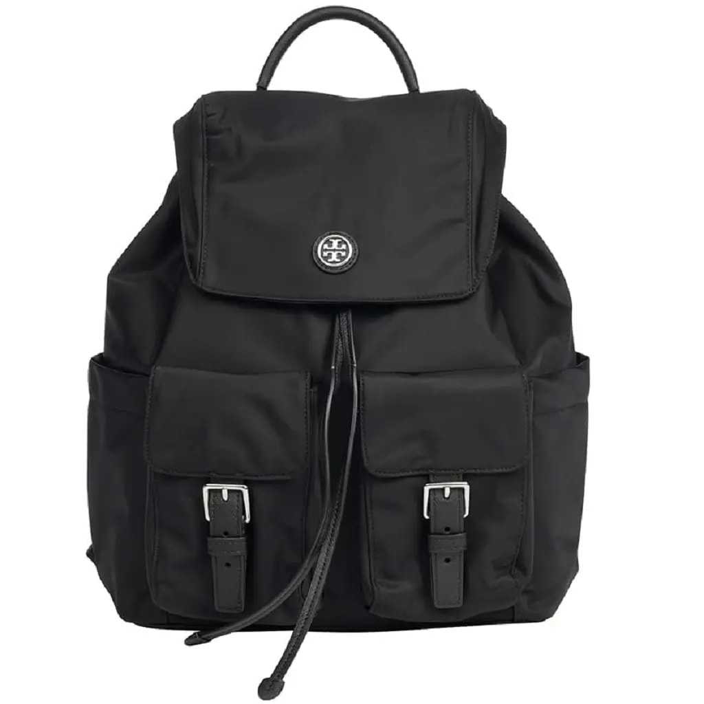 Balo Tory Burch Virginia Flap 'Black' 85061-001 Balo Tory Burch Virginia Flap 'Black' 85061-001