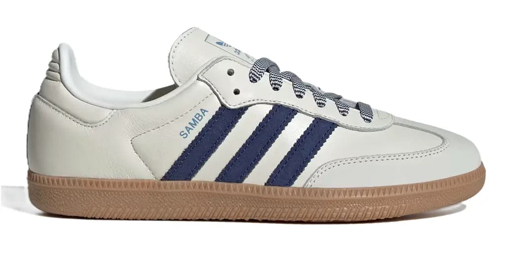 Giày Adidas Wmns Samba OG 'Off White Dark Blue' JI3907 Giày Adidas Wmns Samba OG 'Off White Dark Blue' JI3907