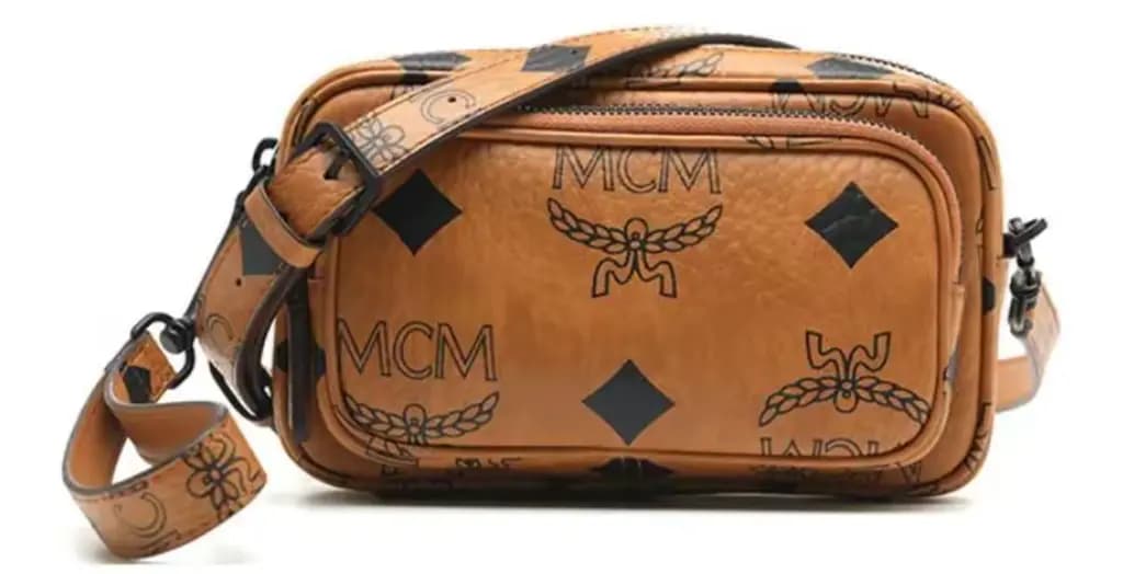 Túi MCM Mini Aren Wristlet in Maxi 'Cognac' MMRDATA02CO001 Túi MCM Mini Aren Wristlet in Maxi 'Cognac' MMRDATA02CO001