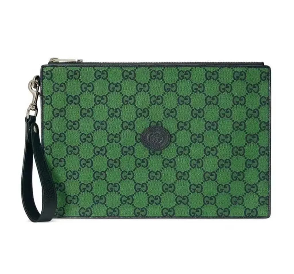 Túi Gucci Canvas Patchwork 'Forest Green' 657581-2UZAN-3368 Túi Gucci Canvas Patchwork 'Forest Green' 657581-2UZAN-3368
