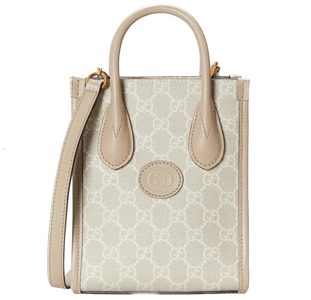 Túi Gucci Mini Tote G 'Beige White' 671623-UULBT-9683 Túi Gucci Mini Tote G 'Beige White' 671623-UULBT-9683