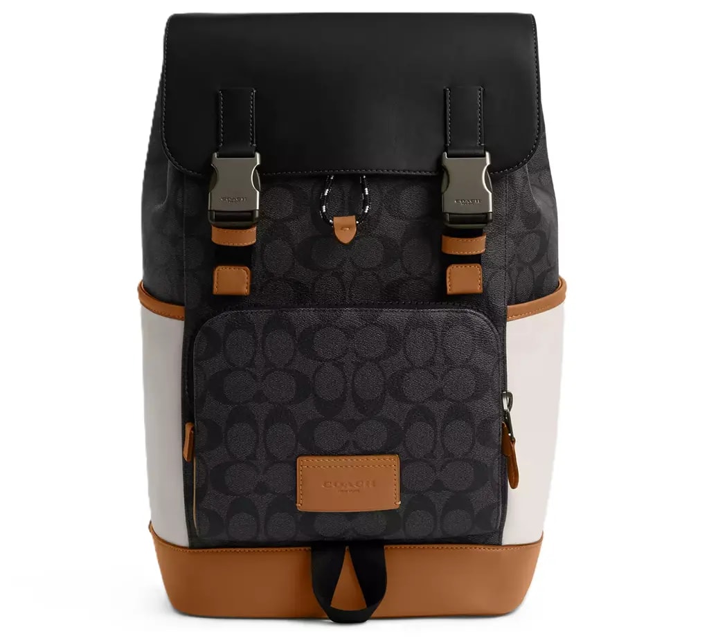 Balo Coach Track In Colorblock 'Black' CR259-QBWQQ Balo Coach Track In Colorblock 'Black' CR259-QBWQQ