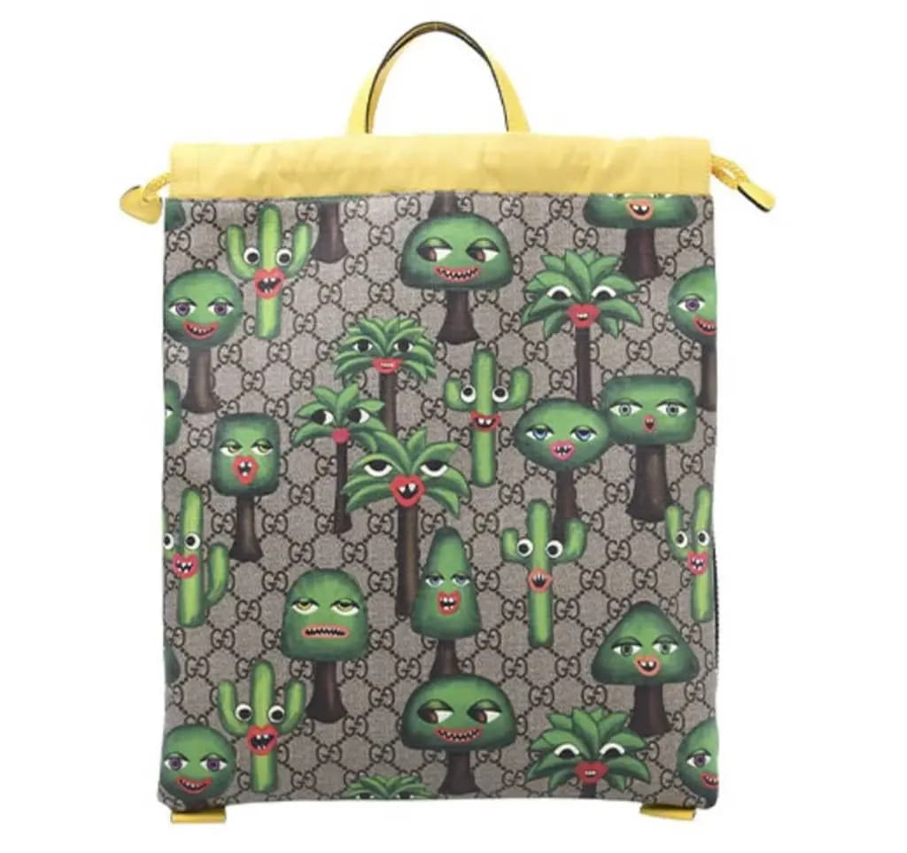Túi Gucci x Supreme Monogram Drawstring 'Beige Ebony' 550775-HM4AN-9794 Túi Gucci x Supreme Monogram Drawstring 'Beige Ebony' 550775-HM4AN-9794