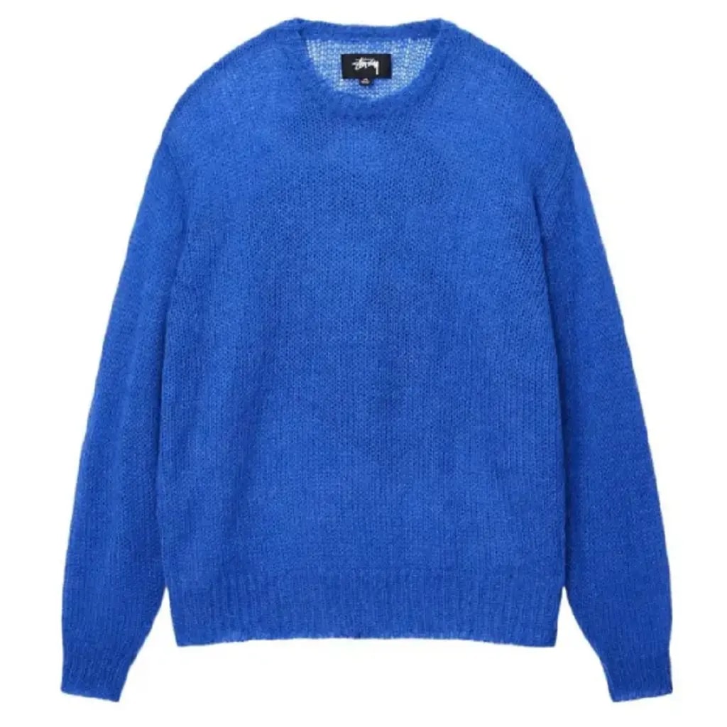 Áo Stussy Loose Knit 'Blue' 117205-STUSSY — kich-thuoc: L Áo Stussy Loose Knit 'Blue' 117205-STUSSY — kich-thuoc: L
