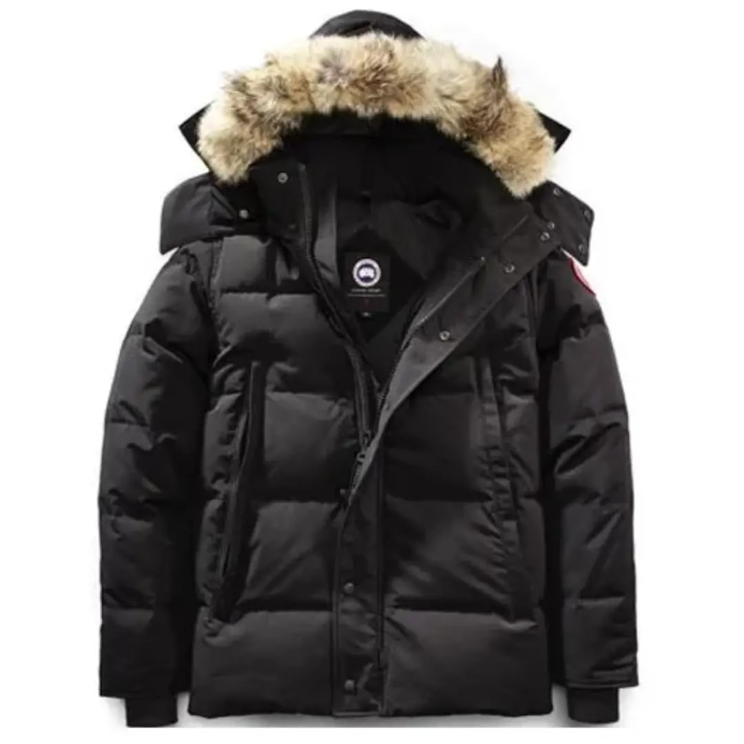 Áo Canada Goose Wyndham 'Black' 3808M-61 — kich-thuoc: M Áo Canada Goose Wyndham 'Black' 3808M-61 — kich-thuoc: M