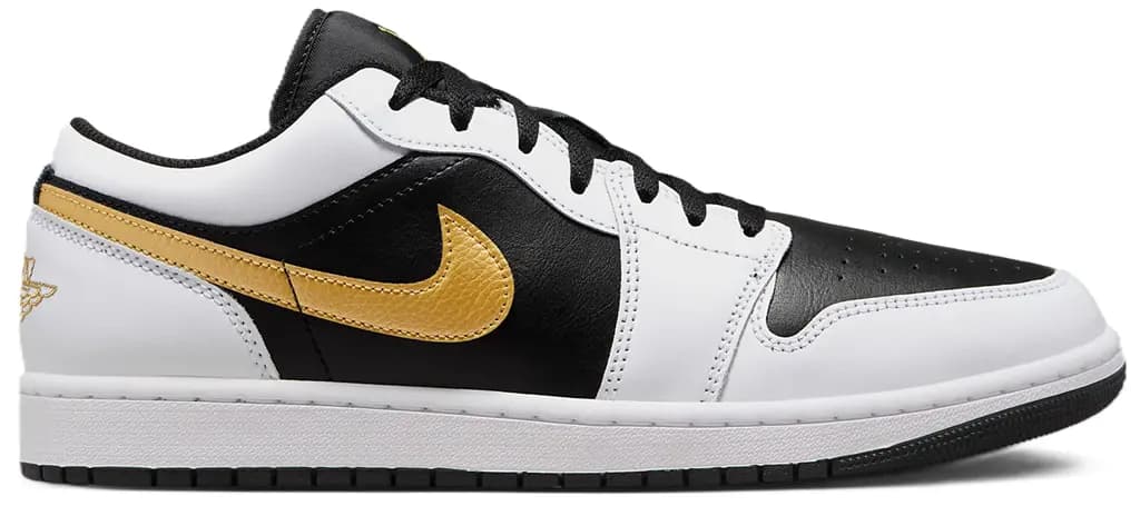 Giày Nike Air Jordan 1 Low 'Gold Swoosh' 553558-172 Giày Nike Air Jordan 1 Low 'Gold Swoosh' 553558-172