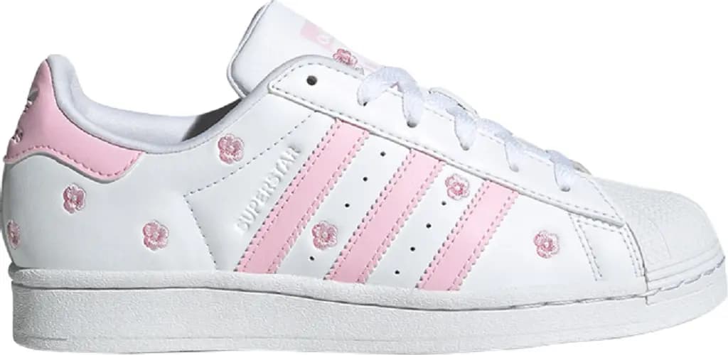 Giày Adidas Superstar J 'Pink Floral Embroidery' IG7015 Giày Adidas Superstar J 'Pink Floral Embroidery' IG7015