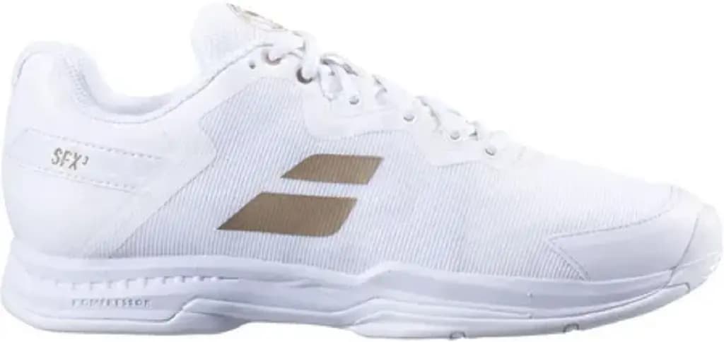 Giày Babolat All Court Wimbledon 'White Gold' 30S22550-1070 Giày Babolat All Court Wimbledon 'White Gold' 30S22550-1070