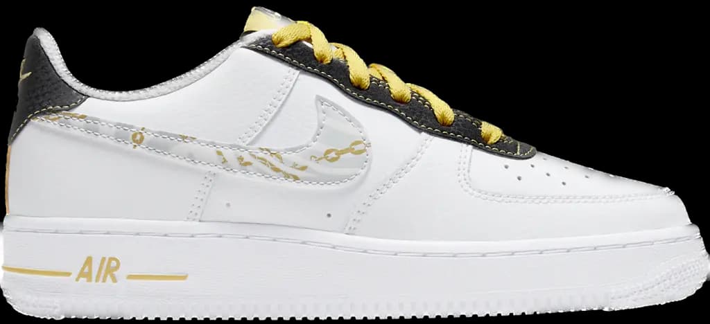 Giày Nike Air Force 1 '07 LV8 GS 'Gold Links Zebra Print' DH5480-100 Giày Nike Air Force 1 '07 LV8 GS 'Gold Links Zebra Print' DH5480-100