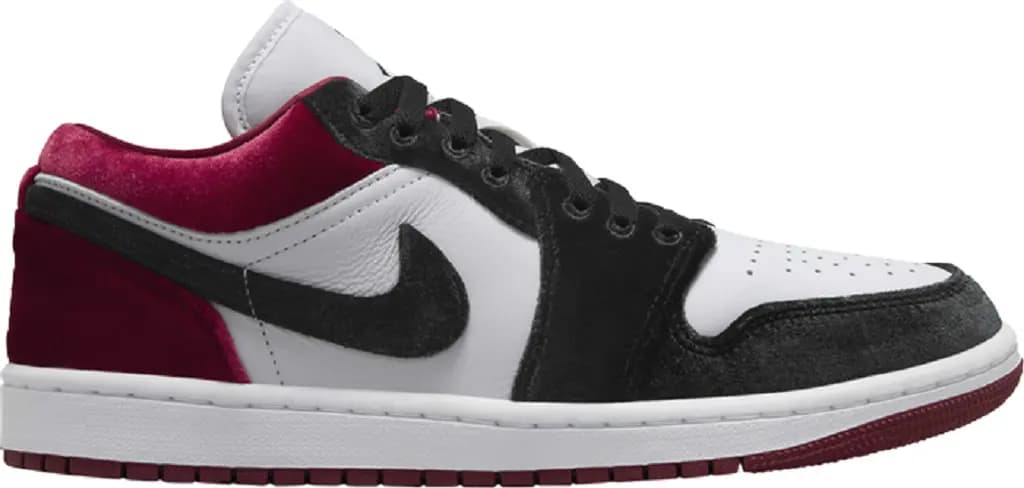 Giày Nike Air Jordan 1 Low SE 'Velvet Black Toe' FZ3242-001 Giày Nike Air Jordan 1 Low SE 'Velvet Black Toe' FZ3242-001