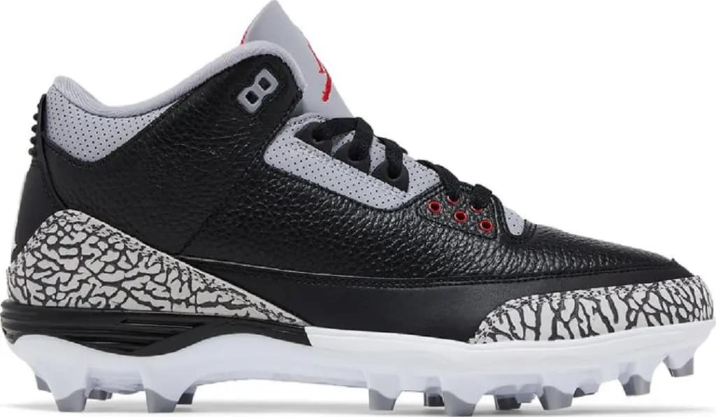 Giày Nike Air Jordan 3 Retro TD Cleat 'Black Cement' FZ8626-001 Giày Nike Air Jordan 3 Retro TD Cleat 'Black Cement' FZ8626-001