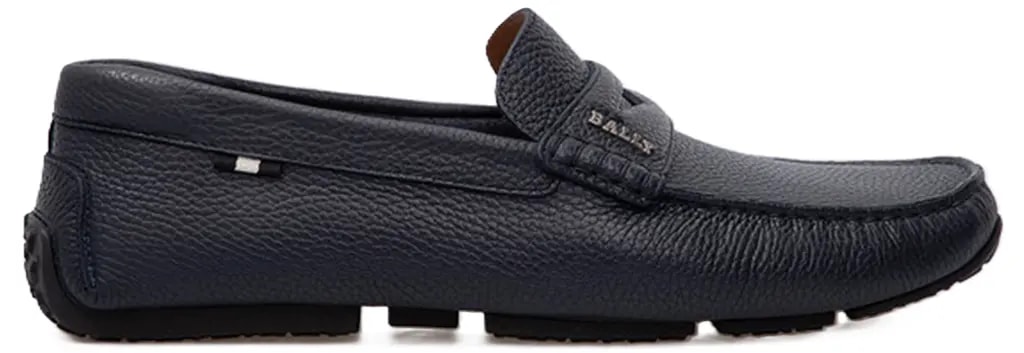 Giày Bally Pavel Leather Loafers 'Navy' 6234458 — kich-thuoc: 41.5 Giày Bally Pavel Leather Loafers 'Navy' 6234458 — kich-thuoc: 41.5