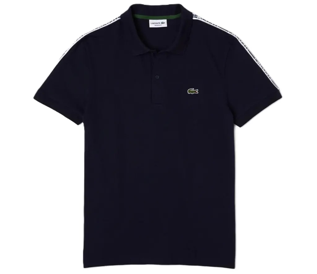Áo Lacoste Logo Stripe Stretch Cotton 'Navy' PH5075-51-166 — kich-thuoc: M Áo Lacoste Logo Stripe Stretch Cotton 'Navy' PH5075-51-166 — kich-thuoc: M