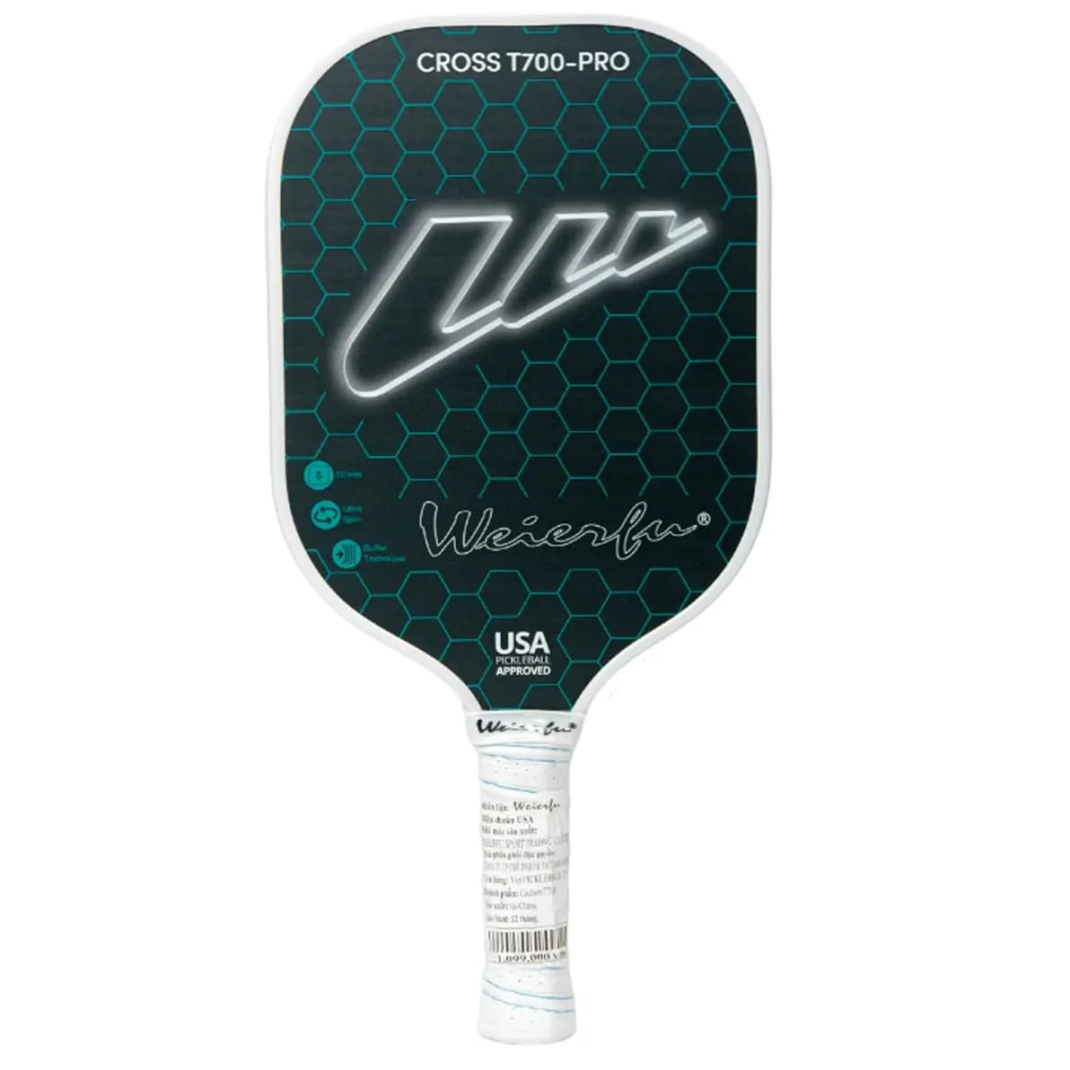 Vợt Pickleball Weierfu Cross T700-Pro 'Dark Green' Vợt Pickleball Weierfu Cross T700-Pro 'Dark Green'