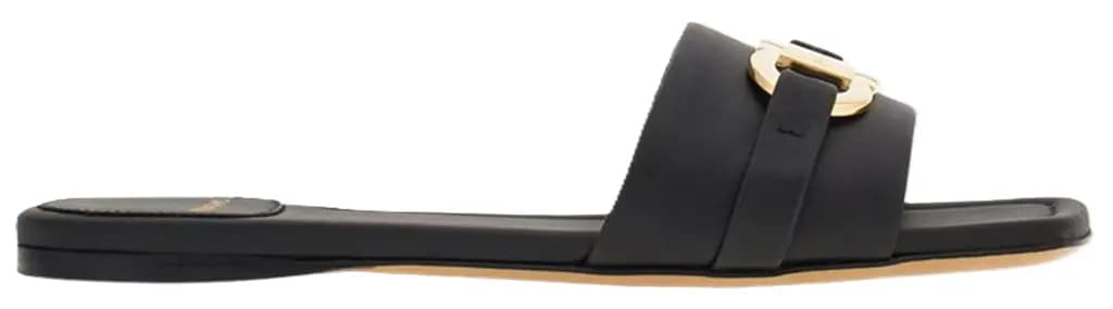 Dép Salvatore Ferragamo Flat Slide 'Black' 01G997-769636 Dép Salvatore Ferragamo Flat Slide 'Black' 01G997-769636