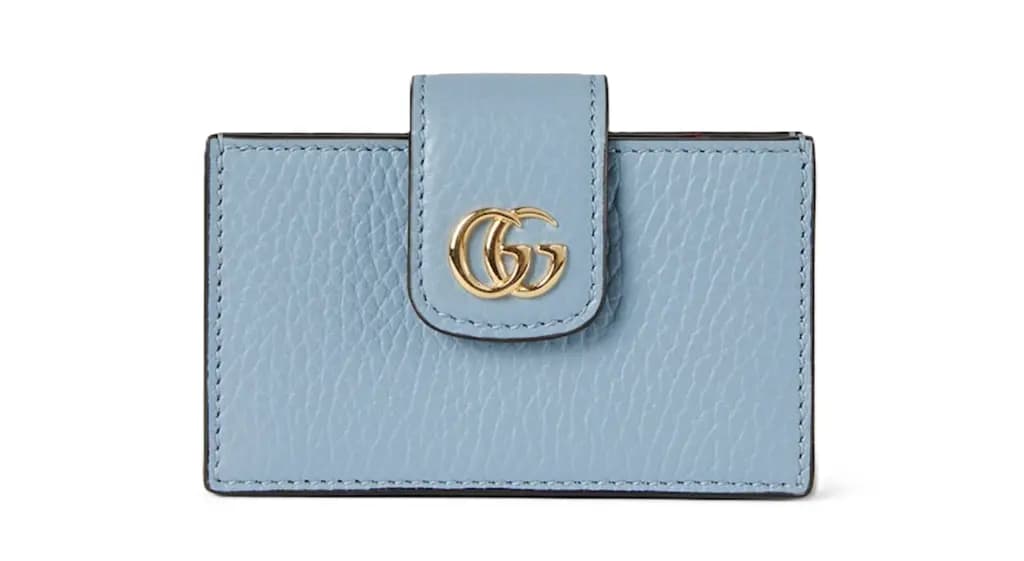 Ví Gucci GG Marmont Snap Button 'Blue' 813300-CAO2G-4941 Ví Gucci GG Marmont Snap Button 'Blue' 813300-CAO2G-4941