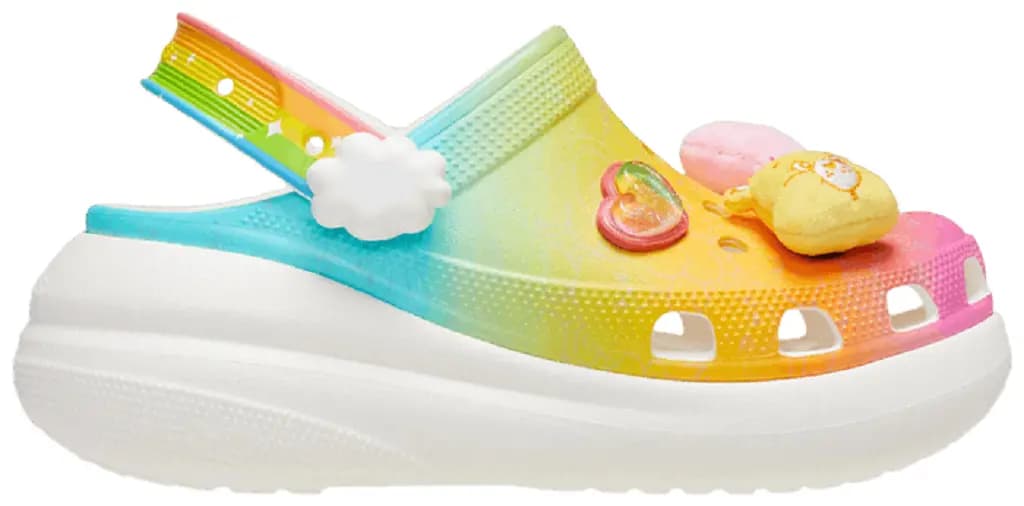 Giày Crocs Care Bears x Crush Clog 'Rainbow' 210103-100 Giày Crocs Care Bears x Crush Clog 'Rainbow' 210103-100