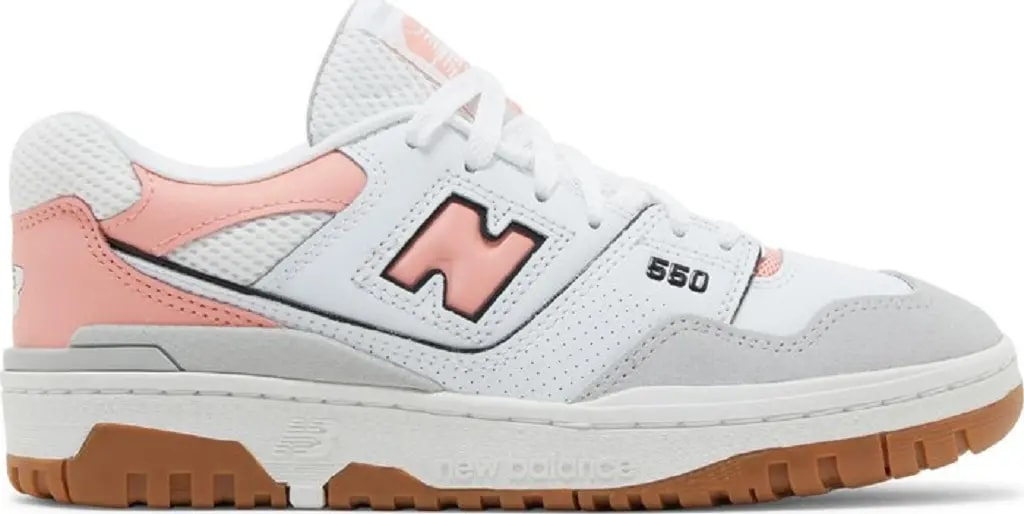 Giày New Balance 550 Big Kid 'Grey Omega Pink' GSB550SK — kich-thuoc: 36 Giày New Balance 550 Big Kid 'Grey Omega Pink' GSB550SK — kich-thuoc: 36
