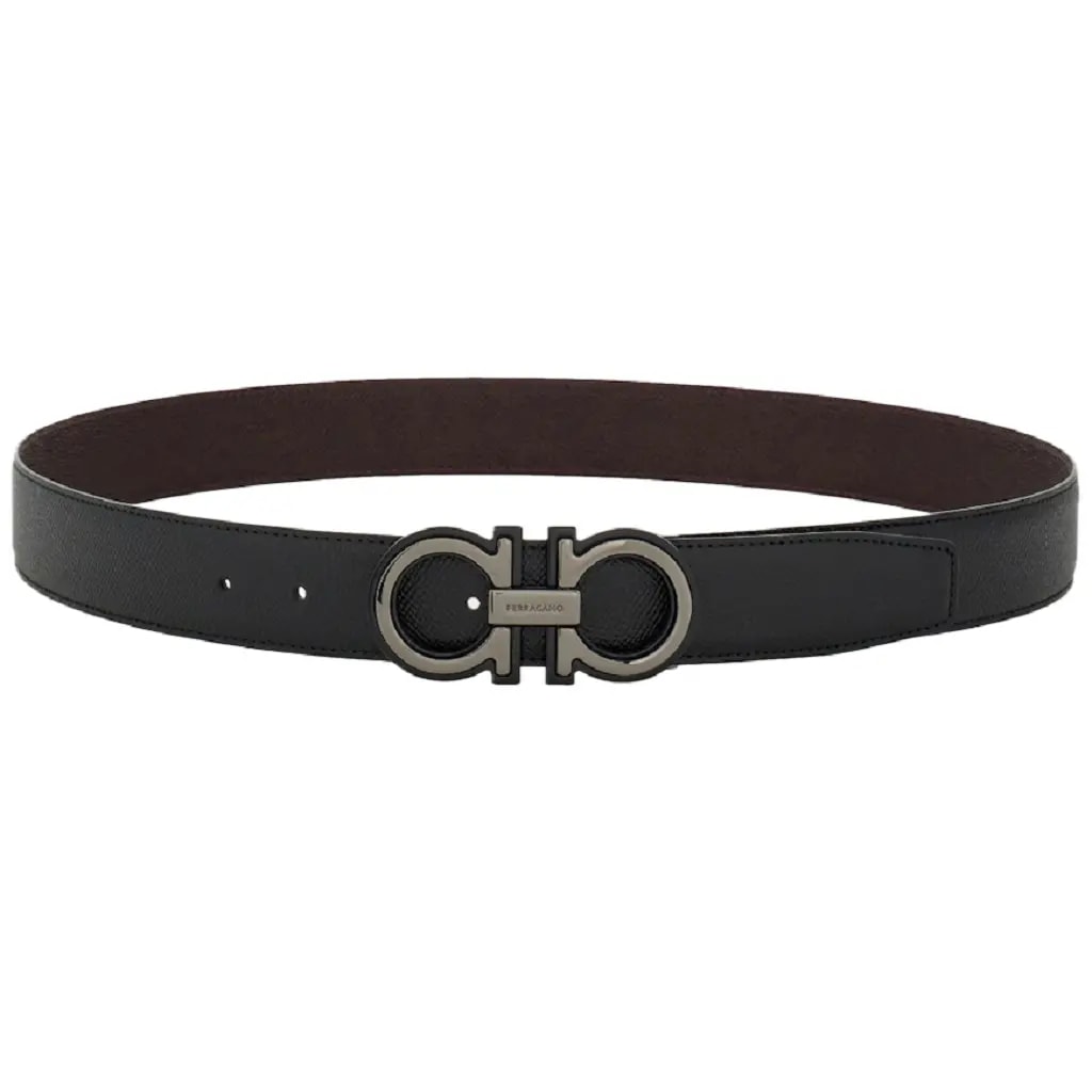 Thắt Lưng Salvatore Ferragamo Gancini 'Black' 67A254-780269 — kich-thuoc: 95cm Thắt Lưng Salvatore Ferragamo Gancini 'Black' 67A254-780269 — kich-thuoc: 95cm