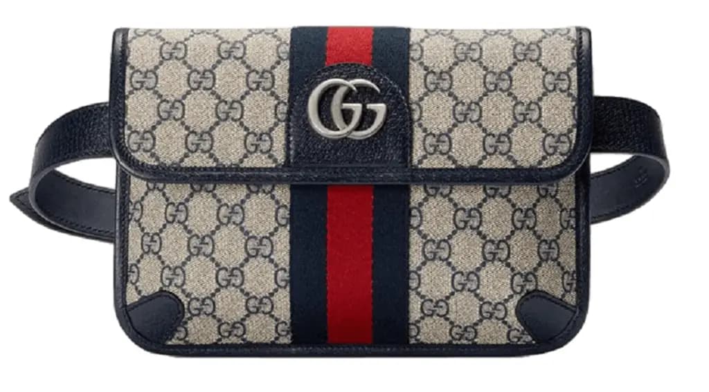 Túi Gucci Ophidia Belt Bag 'Beige Black' 674081-96IWN-4076 Túi Gucci Ophidia Belt Bag 'Beige Black' 674081-96IWN-4076