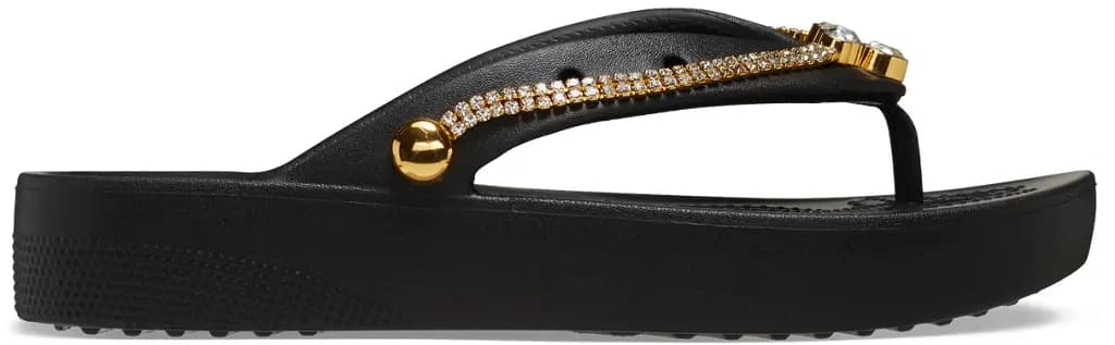 Dép Crocs Classic Platform Tiara Flip 'Black' 209733-001 Dép Crocs Classic Platform Tiara Flip 'Black' 209733-001