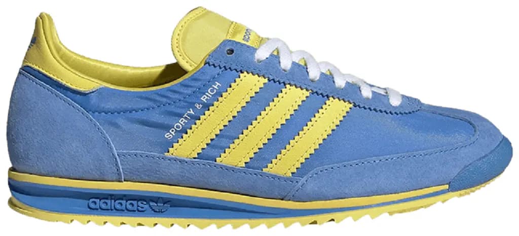 Giày Adidas Sporty & Rich x SL72 OG 'Real Blue' JH6701 Giày Adidas Sporty & Rich x SL72 OG 'Real Blue' JH6701