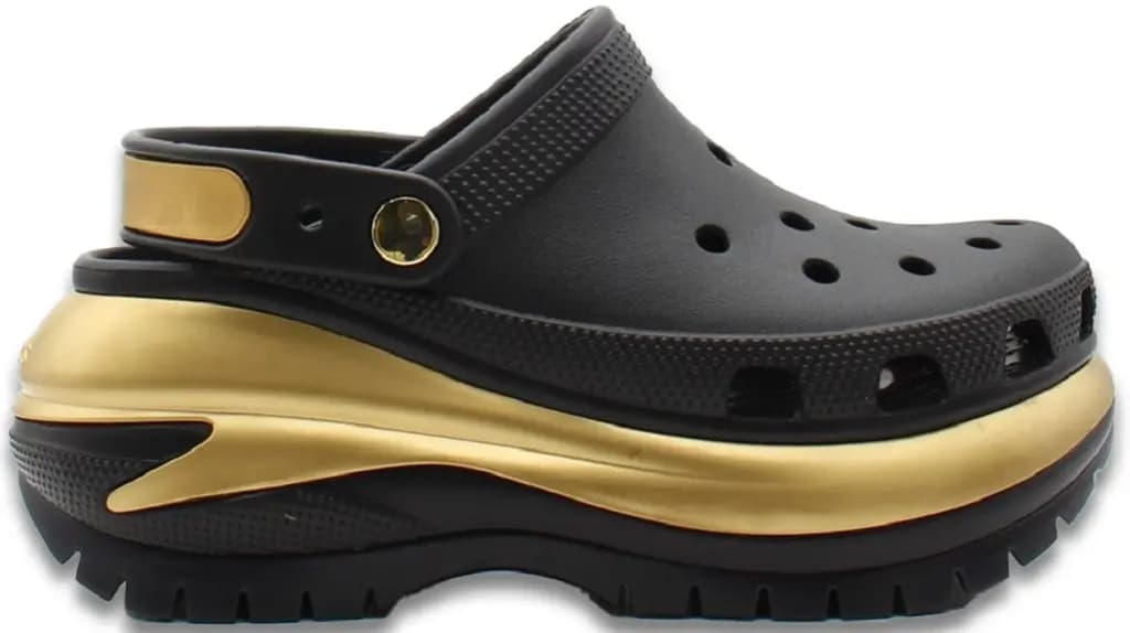 Giày ClogCrocs Mega Crush Metallic 'Black' 210368-072 Giày ClogCrocs Mega Crush Metallic 'Black' 210368-072