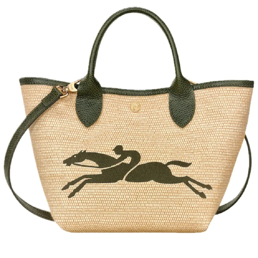 Túi Longchamp Le Panier Pliage S 'Khaki' 10144HZB292 Túi Longchamp Le Panier Pliage S 'Khaki' 10144HZB292