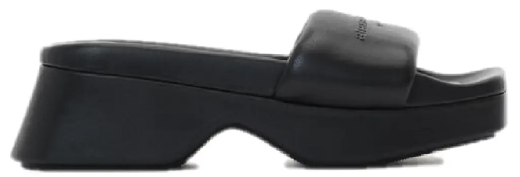 Dép Alexander Wang Platform Sheep 'Black' 30124S028001 — kich-thuoc: 36 Dép Alexander Wang Platform Sheep 'Black' 30124S028001 — kich-thuoc: 36