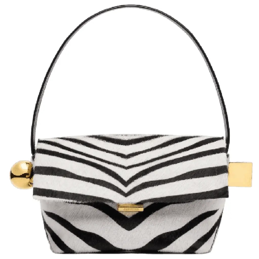 Túi Jacquemus The Rond Carré 'Zebra' 243BA383-3209-9DZ Túi Jacquemus The Rond Carré 'Zebra' 243BA383-3209-9DZ