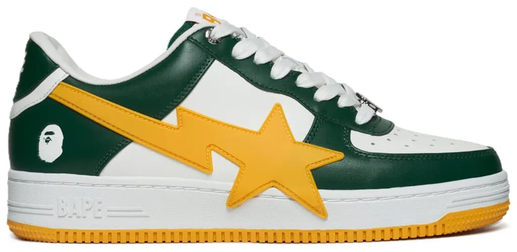 Giày Bape STA Os #2 M2 'Green White' 0ZXSHMX91309N Giày Bape STA Os #2 M2 'Green White' 0ZXSHMX91309N