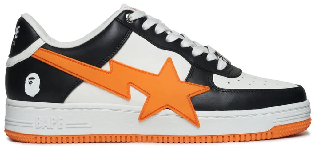 Giày Bape STA Os #2 M2 'Orange Black White' 0ZXSHMX91309N Giày Bape STA Os #2 M2 'Orange Black White' 0ZXSHMX91309N