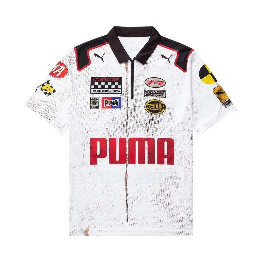 Áo Puma x A$AP ROCKY Team Zip Polo 'White' 631046-02 — kich-thuoc: L Áo Puma x A$AP ROCKY Team Zip Polo 'White' 631046-02 — kich-thuoc: L