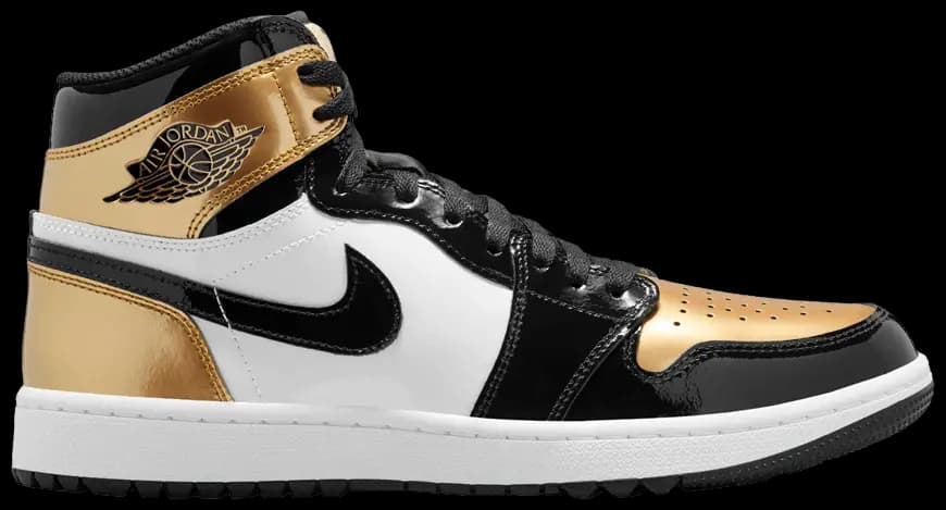 Giày Nike Air Jordan 1 High Golf 'Gold Toe' DQ0660-002 Giày Nike Air Jordan 1 High Golf 'Gold Toe' DQ0660-002