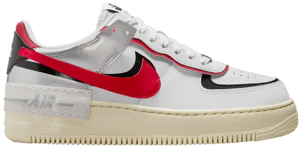 Giày Nike Air Force 1 Shadow 'White Metallic Silver' FN6335-100 Giày Nike Air Force 1 Shadow 'White Metallic Silver' FN6335-100