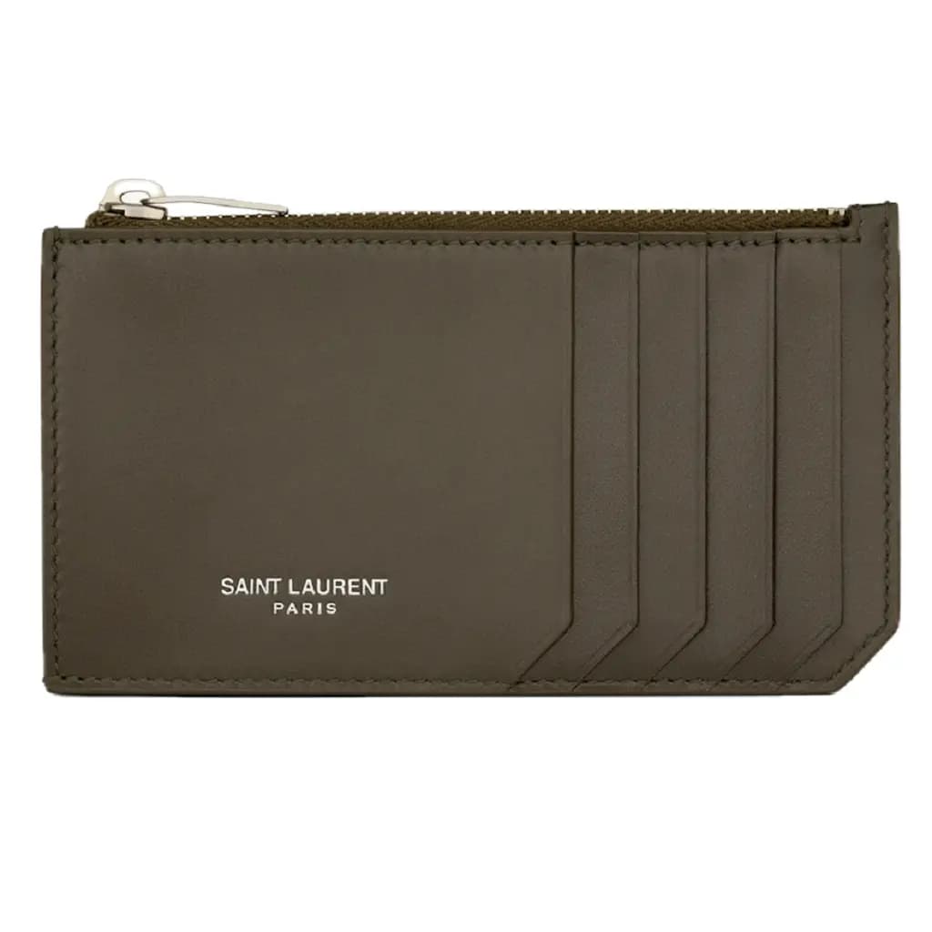 Ví Saint Laurent Paris Fragments Zip 'Musk' 6093620U90E3212 Ví Saint Laurent Paris Fragments Zip 'Musk' 6093620U90E3212