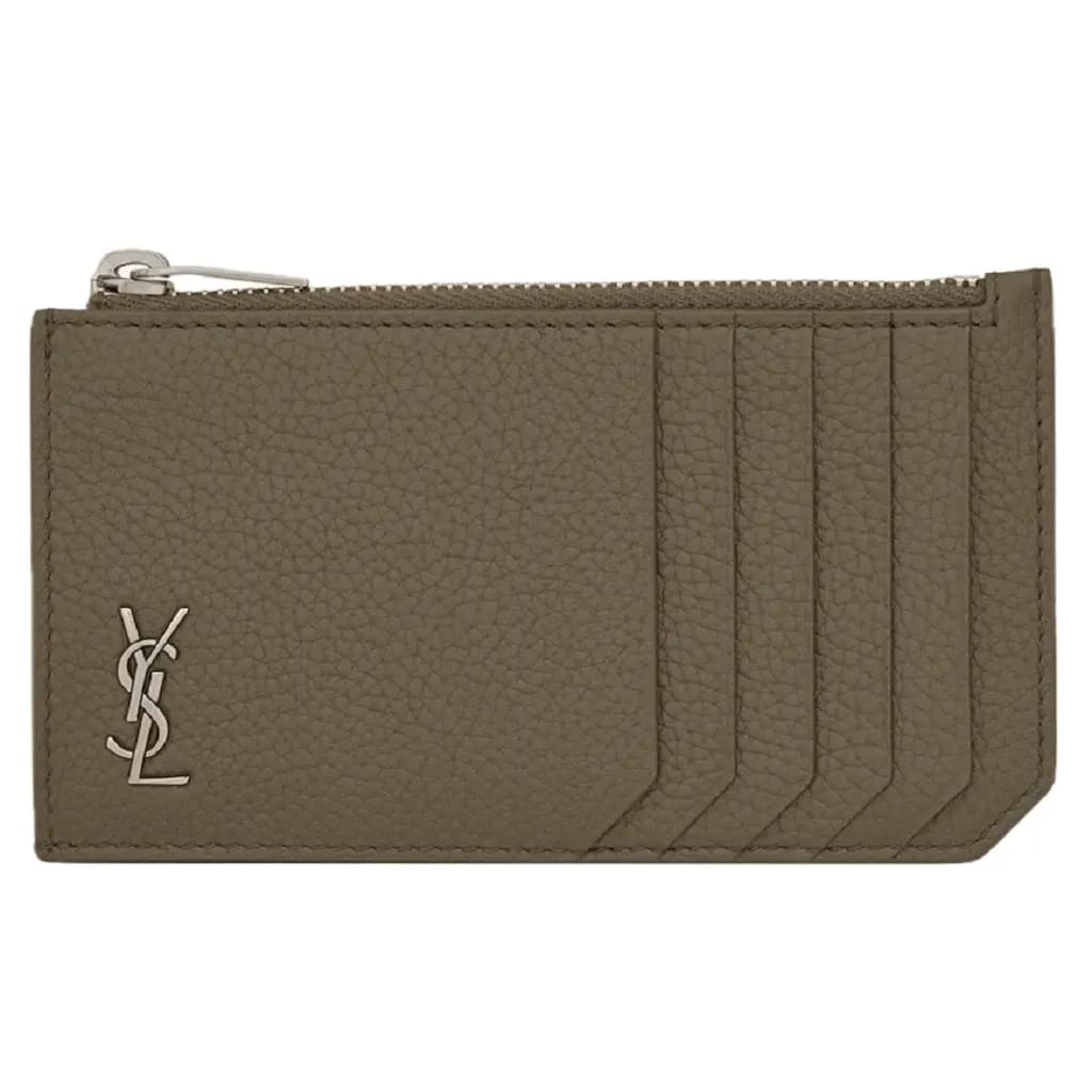 Ví Saint Laurent Tiny Cassandre Card 'Khaki' 629899DTI0E2952 Ví Saint Laurent Tiny Cassandre Card 'Khaki' 629899DTI0E2952