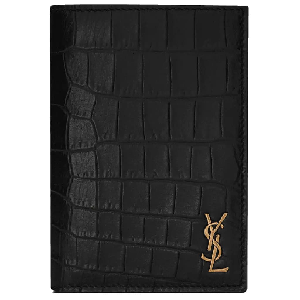 Ví Saint Laurent Tiny Cassandre Wallet 'Black' 668736DZEDW1000 Ví Saint Laurent Tiny Cassandre Wallet 'Black' 668736DZEDW1000