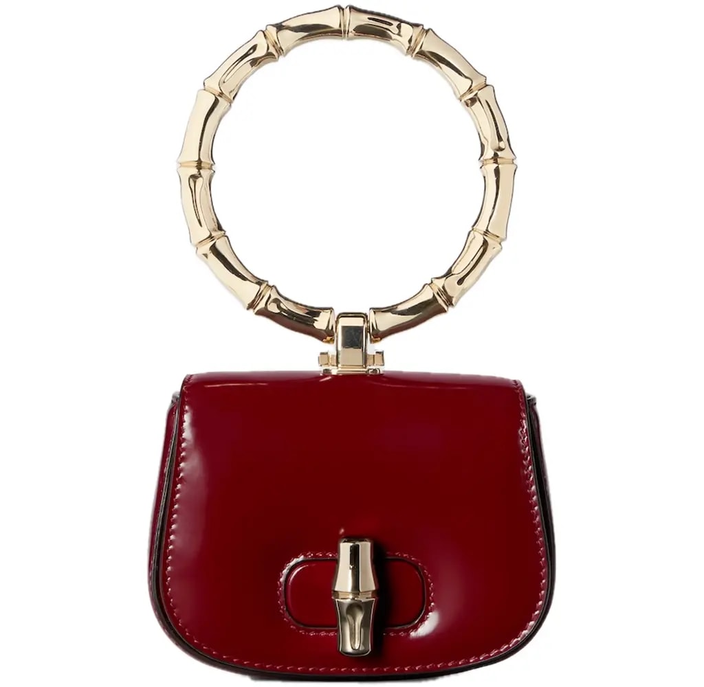 Túi Gucci Bamboo Night Super Mini Bag 'Red' 828239-AACY9-6207 Túi Gucci Bamboo Night Super Mini Bag 'Red' 828239-AACY9-6207